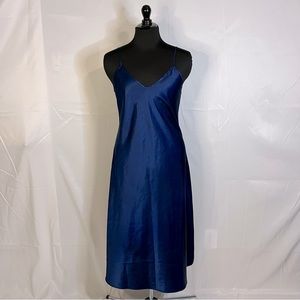 Navy Blue Slip Dress
